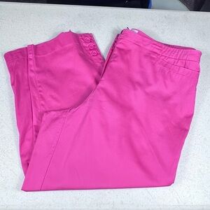 Kim Rogers Vibrant Hot Pink  Pants EXC